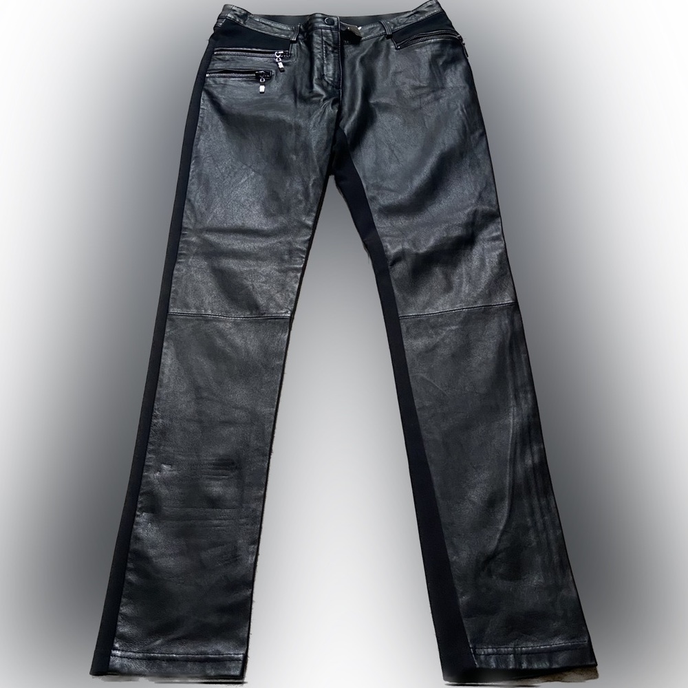 CACHE ❤️❤️🆕 LEATHER PANTS NWOT - Picture 5 of 7